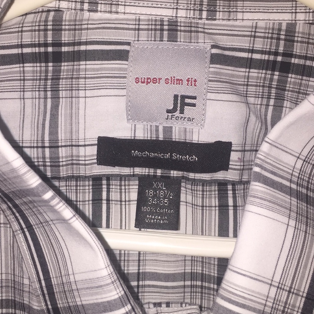 JFj.Ferrar Mens Slim Fit Long Sleeves Button Down - Picture 8 of 11